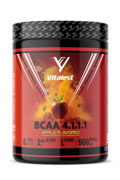 BCAA 4:1:1 300 g Elma | 6 g BCAA (Lösin 4 g, İzolösin 1 g, Valin 1 g) ürün görseli 1