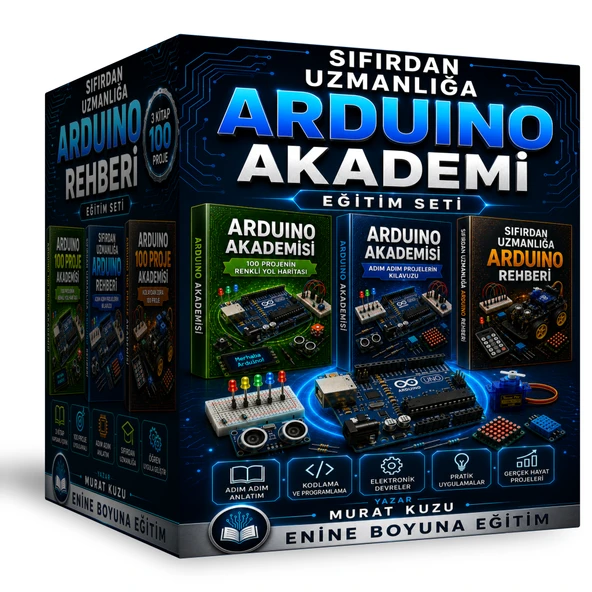 SIFIRDAN UZMANLIĞA ARDUINO AKADEMİSİ EĞİTİM SETİ ürün görseli 1