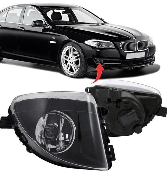 Bmw 5 Serisi F10 Sağ Sis Farı Ampullü (H8) 2010-2013 63177216886 ürün görseli 1