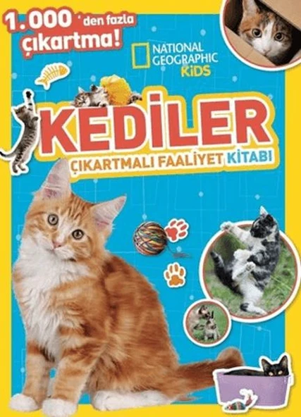 Kids Kediler Çıkartmalı Faaliyet Kitabı ürün görseli 1