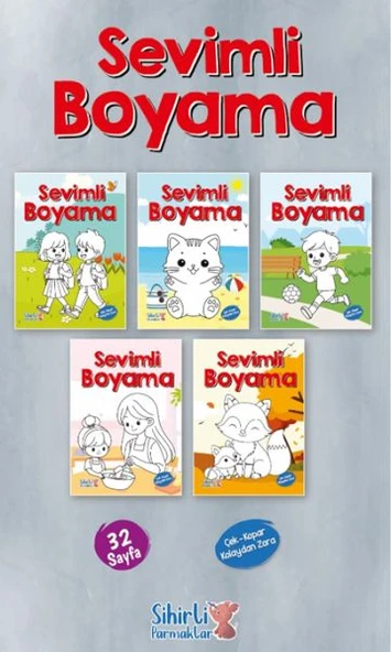 Sevimli Boyama 5 Çeşit 25’li Paket ürün görseli 1