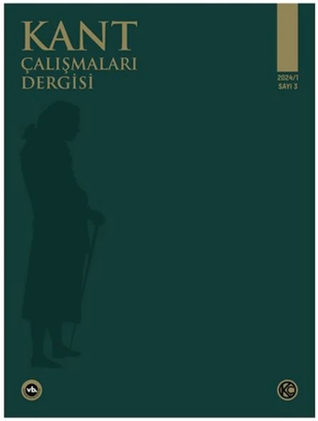 Kant Çalışmaları Dergisi Sayı: 3 - 2024 ürün görseli 1
