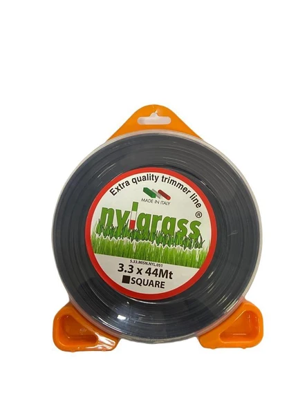 Nylgrass Motorlu Tırpan Misinası 3.3 mm Kare 44 Mt ürün görseli 1