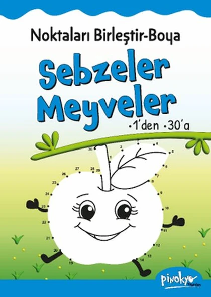 Noktaları Birleştir-Boya Sebzeler-Meyveler-1’den 30’a ürün görseli 1