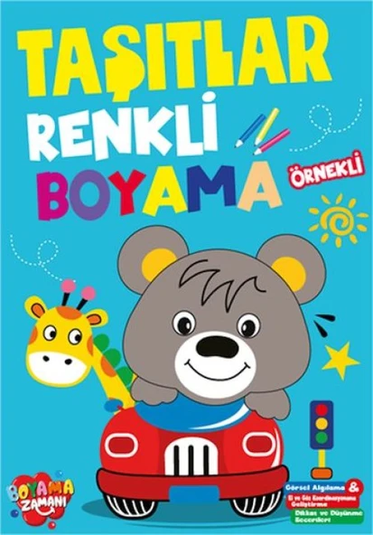 Renkli Boyama Taşıtlar ürün görseli 1