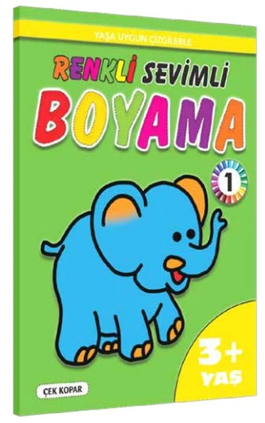 Renkli Sevimli Boyama -1 (3+Yaş) ürün görseli 1