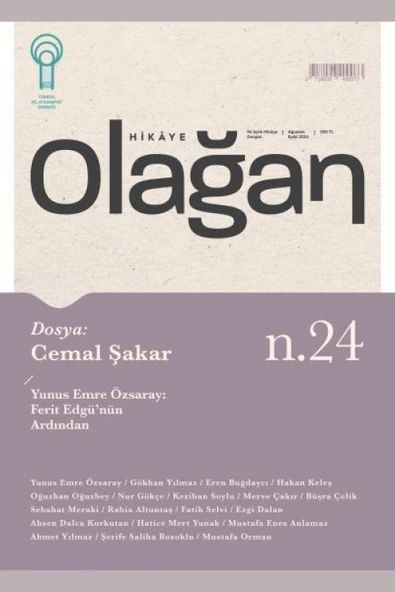 Olağan Hikaye (24. Sayı) ürün görseli 1