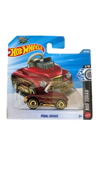 Hot Wheels Pedal Driver Kırmızı ürün görseli 1