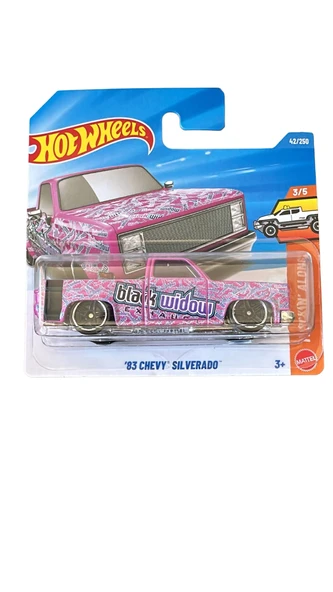 Hot Wheels 83 Chevy Silverado Pembe ürün görseli 1