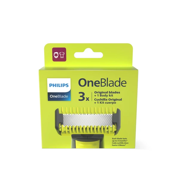 Philips OneBlade QP630/51 3'lü Yedek Bıçak ürün görseli 1