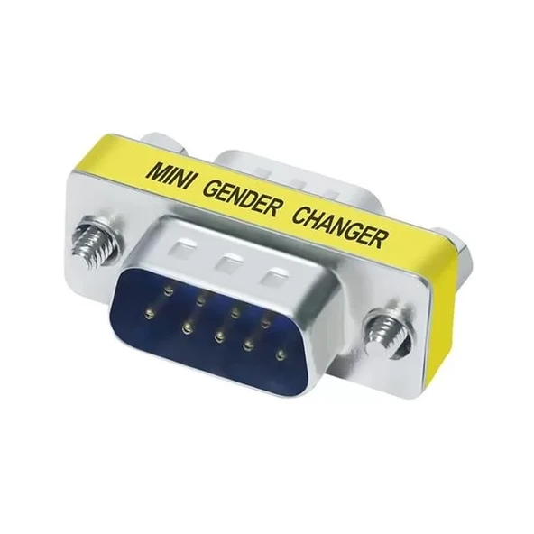 Pm-5455 Db9 Rs232 Erkek-Erkek (M2M) 9 Pin Çevirici Ara Adaptör ürün görseli 1