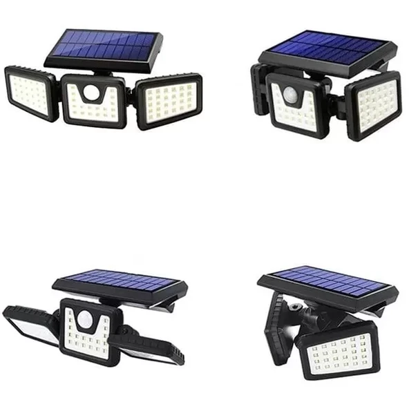 Mx-W771A Sensörlü 3 Modlu 74 Ledli Solar Aydınlatmalı Duvar Lambası - Resim 3