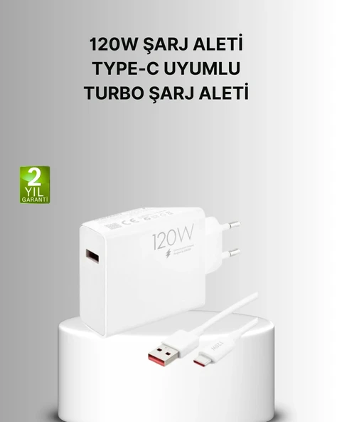 120W Mi Turbo Akıllı Tanıma Çipli Hızlı Şarj Taşınabilir Dayanıklı ürün görseli 1
