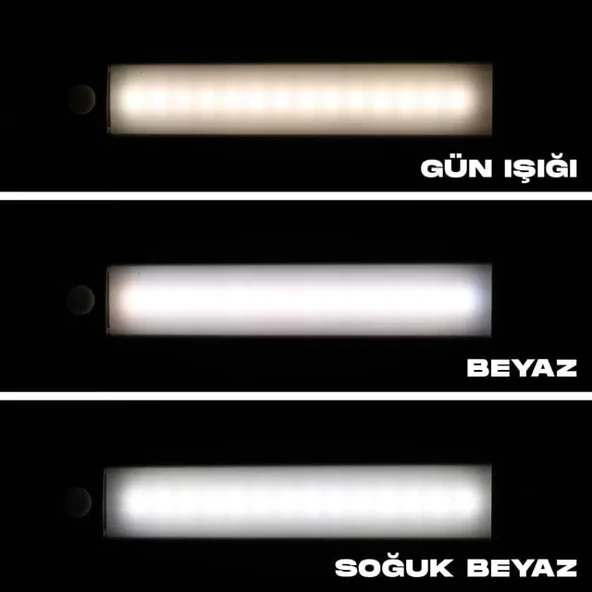 Sd-333 Usb'Li Hareket Sensörlü 23 Cm Ledli Lamba - Resim 2