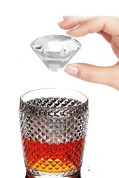 Diamond Elmas Şeklinde Buz Kalıbı Bölmeli - Resim 4