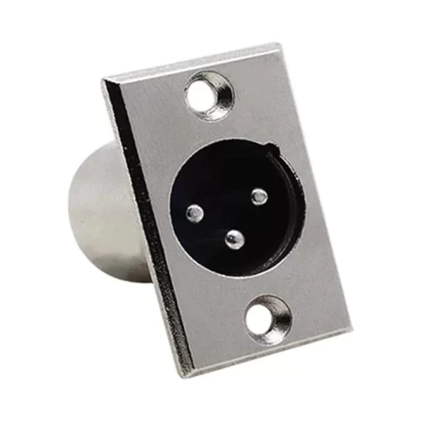 Elektromer Xlr 3 Pin Erkek Şase Konnektör ürün görseli 1