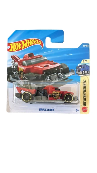 Hot Wheels Haulerback Kırmızı ürün görseli 1
