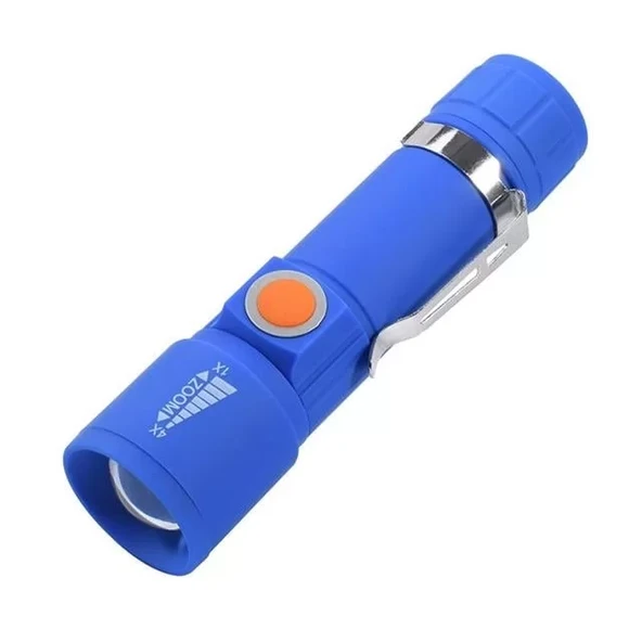Mx-616S Usb Şarjlı 3 Modlu Plastik Kasa Mini El Feneri Özellikleri ürün görseli 1