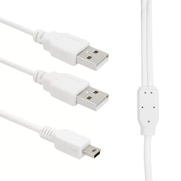 Usb 2 A Erkek-Mini Usb 5 Pin 1 Metre Kablo ürün görseli 1