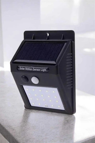 Solar Güneş Panelli Sensörlü Lamba Tasarruflu - Resim 4