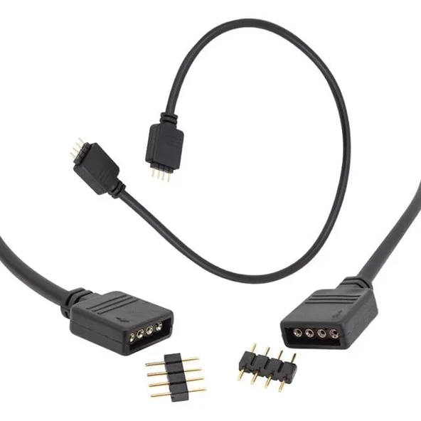 Rgb Led Bağlantı Erkek-Dişi Jumperlı 4 Pin Kablo ürün görseli 1