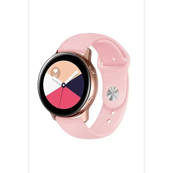Watch 22Mm Klasik Kordon - Pembe - Resim 3