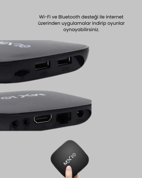 Android 4K Tv Box – Wi-Fi, Bluetooth, Dolby Ses, 60 Fps Hd - Resim 5