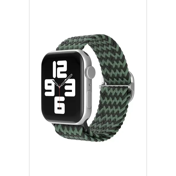 Watch 38Mm Kordon - Zigzag Yeşil-Siyah - Resim 2