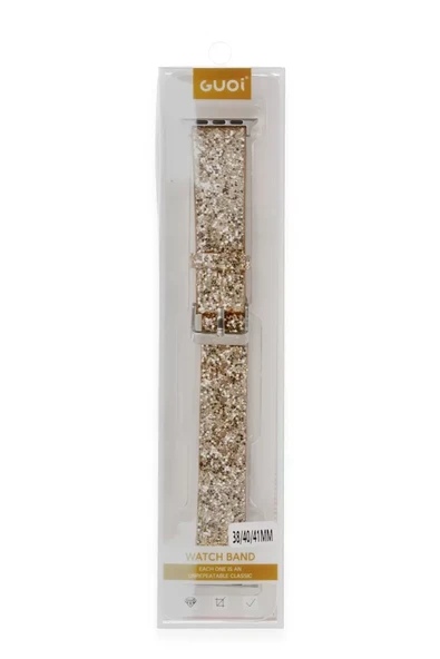 Watch 42Mm Starry Taşlı Kordon - Gold - Resim 2