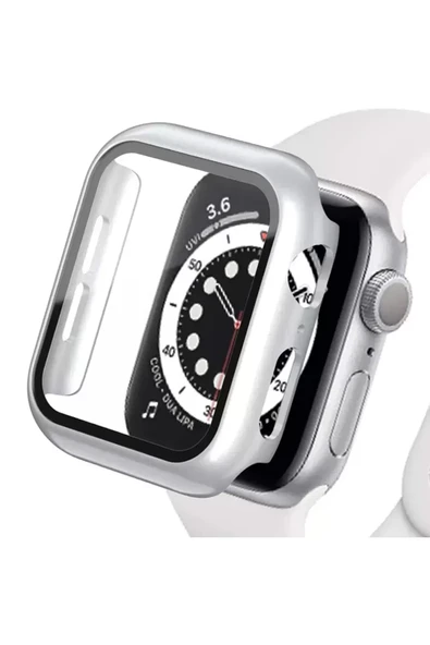Watch 49Mm Camlı Kasa Ekran Koruyucu - Gümüş ürün görseli 1