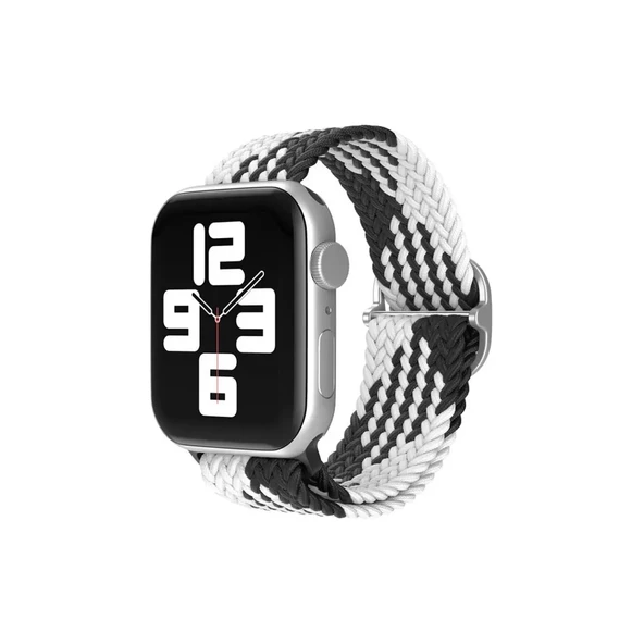 Watch 38Mm Kordon - Siyah-Beyaz - Resim 3
