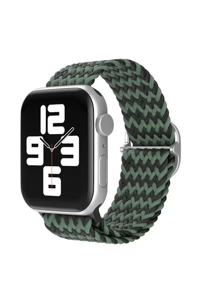 Watch 38Mm Kordon - Zigzag Yeşil-Siyah ürün görseli 1