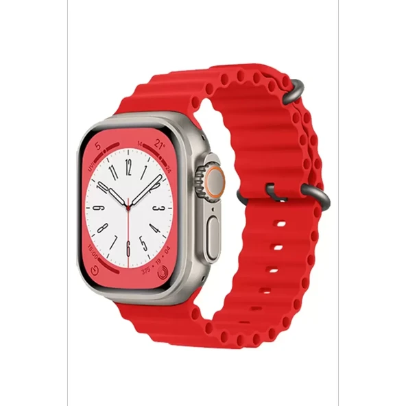 Watch 42Mm Kordon - Kırmızı - Resim 2