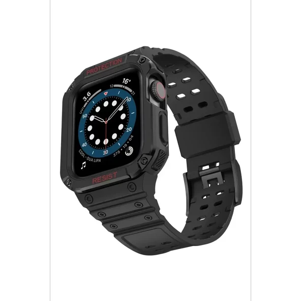 Watch 42Mm Kr401 Silikon Kordon - Siyah - Resim 2