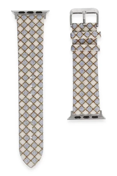 Watch 42Mm Karo Motif Kordon - Lila ürün görseli 1