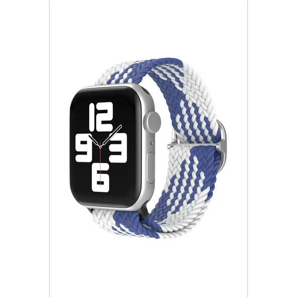 Watch 38Mm Kordon - Mavi-Beyaz - Resim 2