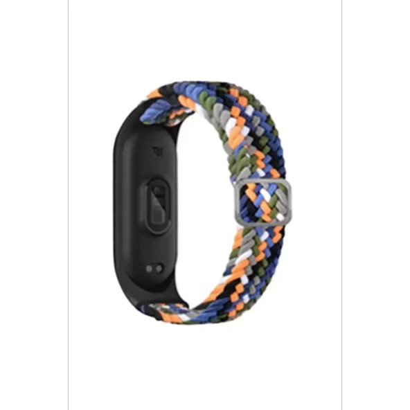 Mi Band 7 Kordon - Gri-Turuncu - Resim 2