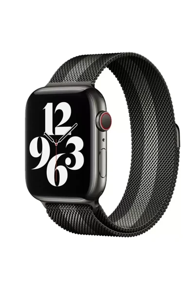 Watch 38Mm Metal Mıknatıslı Kordon - Siyah-Beyaz ürün görseli 1