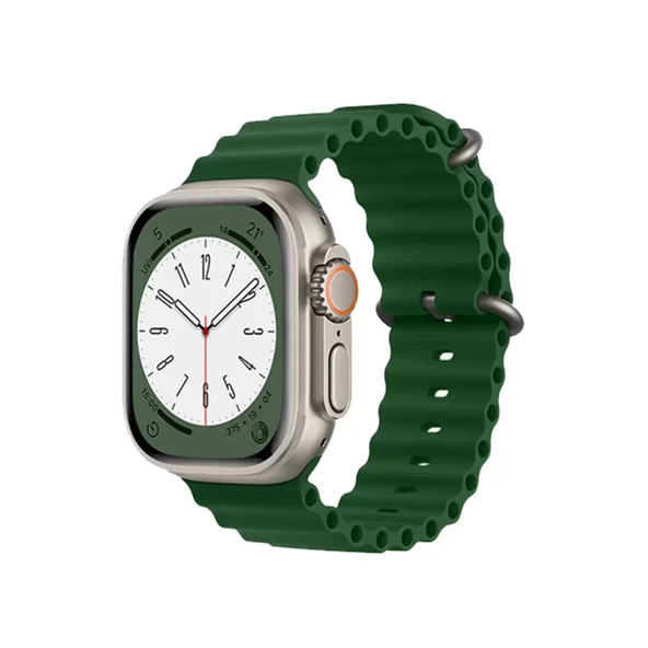 Watch 42Mm Kordon - Koyu Yeşil - Resim 3