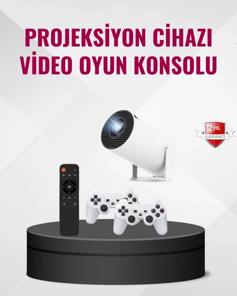 Kablosuz Mini Projeksiyon Oyun Film İçin Taşınabilir Ev Sineması ürün görseli 1
