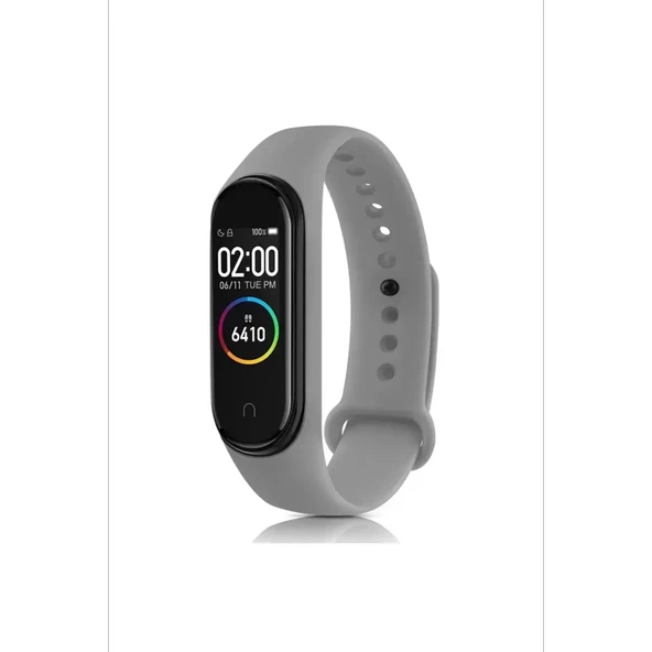 Mi Band 7 Klasik Kordon - Gri - Resim 2