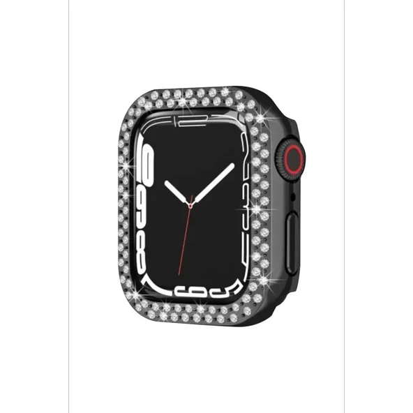 Watch 42Mm Taşlı Kasa - Siyah - Resim 2