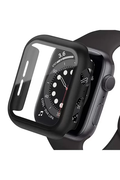 Watch 49Mm Camlı Kasa Ekran Koruyucu - Siyah ürün görseli 1