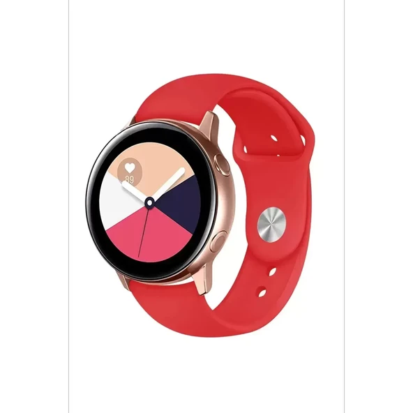Watch 20Mm Klasik Kordon - Kırmızı - Resim 3