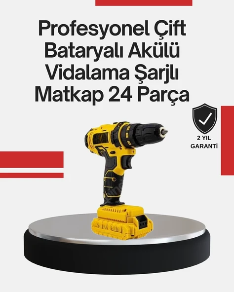 Ergonomik Tasarımlı 12V Matkap | 2 Vitesli, Led Aydınlatmalı Dayanıklı ürün görseli 1