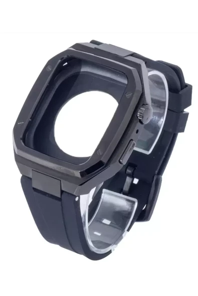 Watch 45Mm Kr402 Metal Kasa Silikon Kordon - Siyah ürün görseli 1