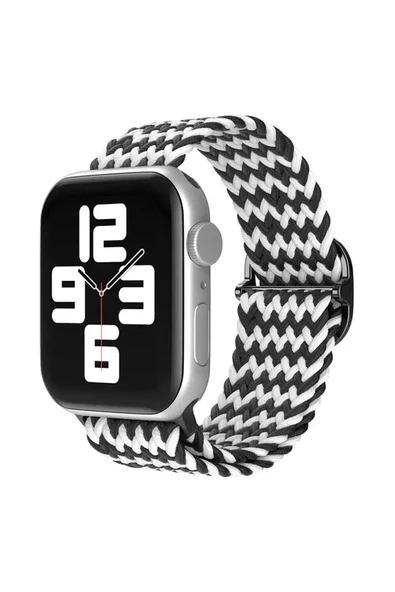 Watch 42Mm Kordon - Zigzag Siyah-Beyaz ürün görseli 1