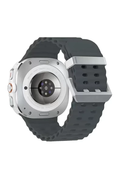 Watch 7 Kr417 Rug Silikon Kordon - Koyu Gri ürün görseli 1