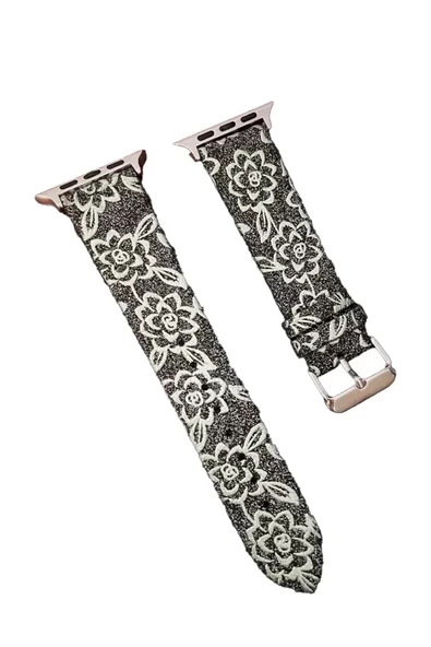Watch 42Mm Creeper Desenli Kordon - Siyah ürün görseli 1