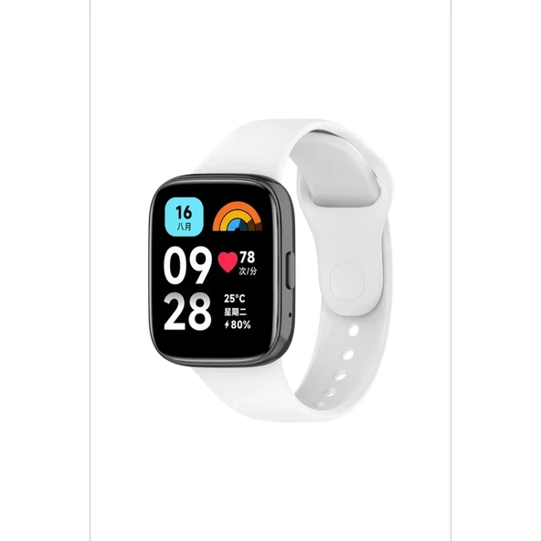 Redmi Watch 3 Klasik Kordon - Beyaz - Resim 2